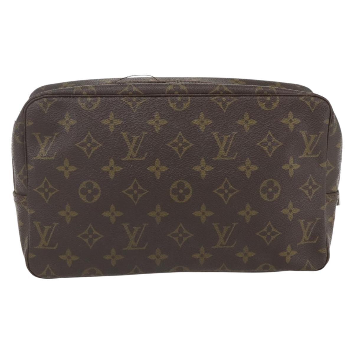 LOUIS VUITTON Monogram Trousse Toilette 28 Clutch Bag M47522 LV Auth 164811