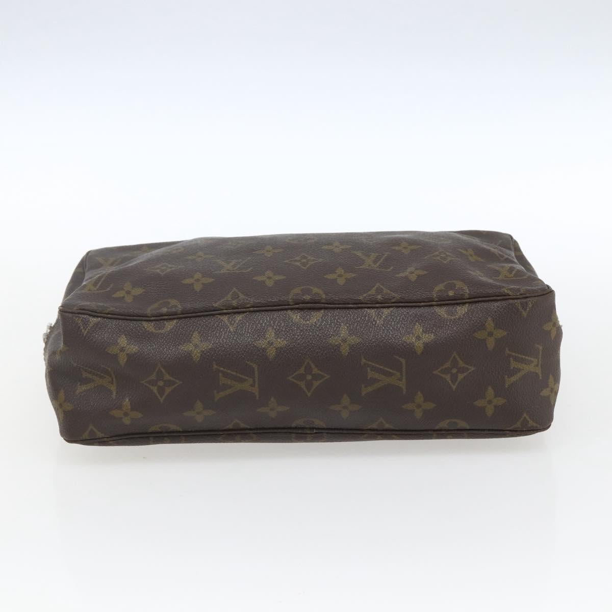 LOUIS VUITTON Monogram Trousse Toilette 28 Clutch Bag M47522 LV Auth 164811