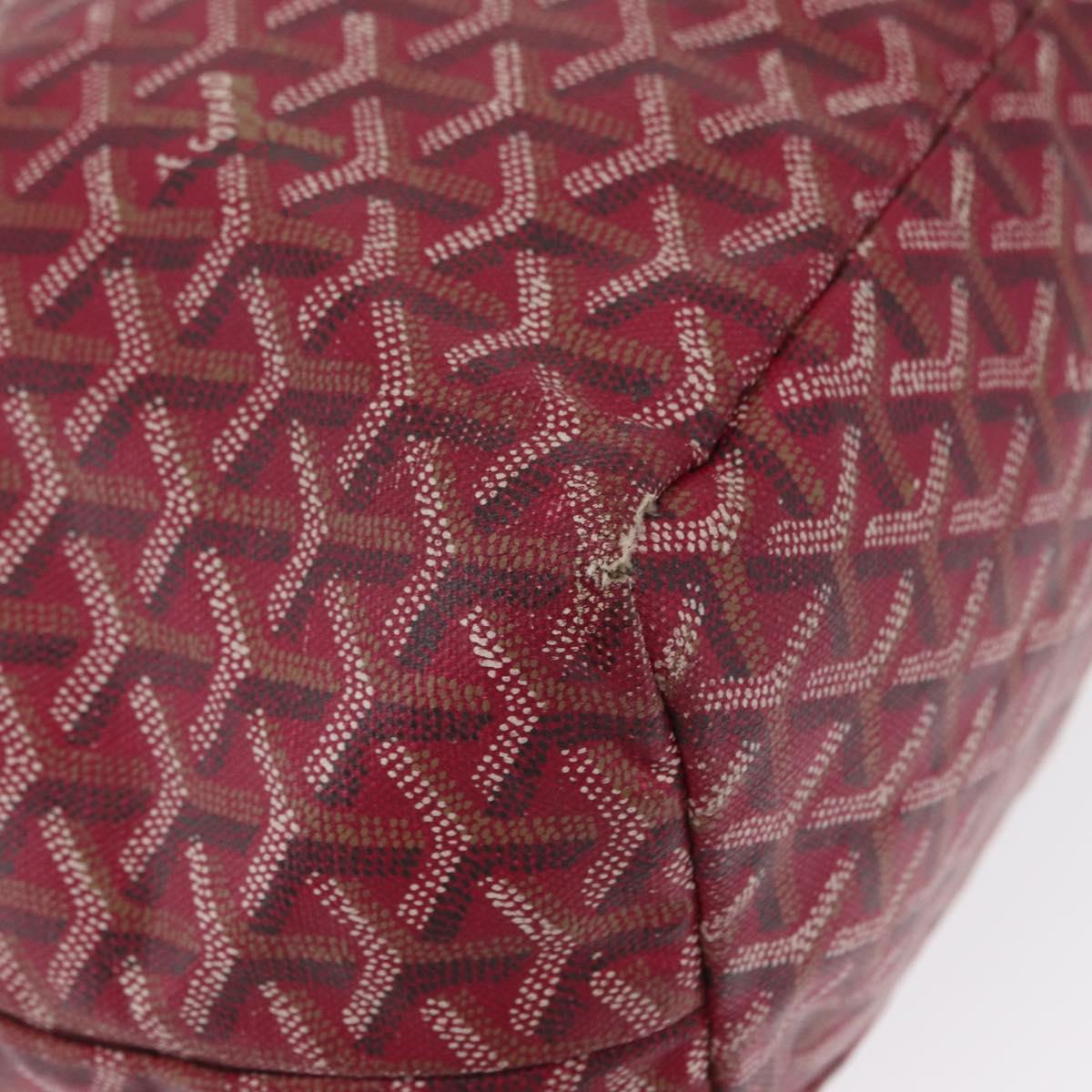 GOYARD Saint Louis PM Tote Bag PVC Red Auth 164832