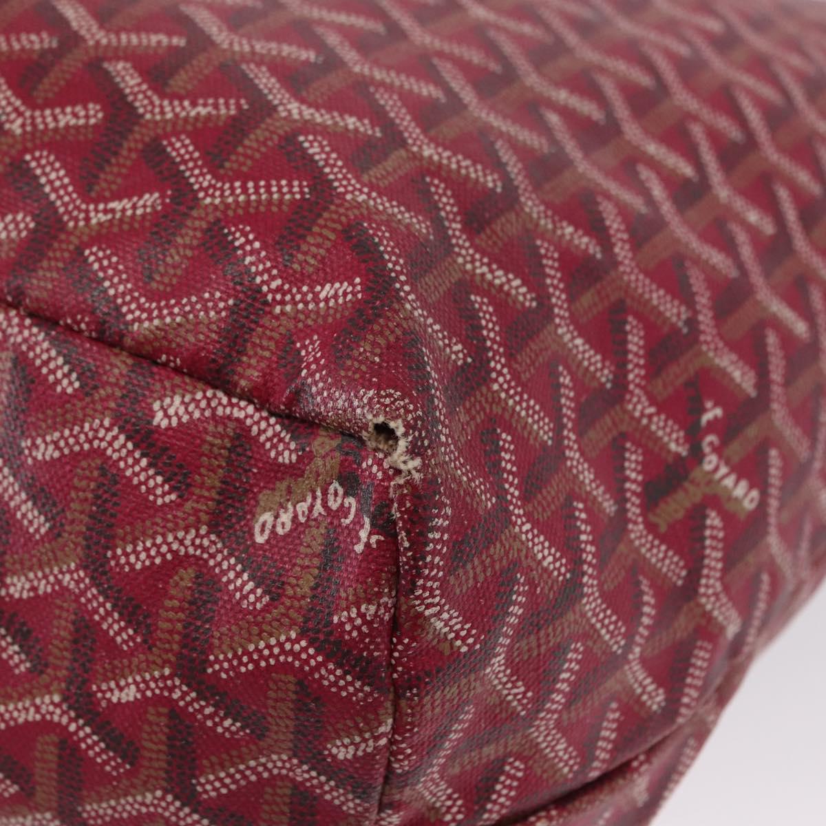 GOYARD Saint Louis PM Tote Bag PVC Red Auth 164832