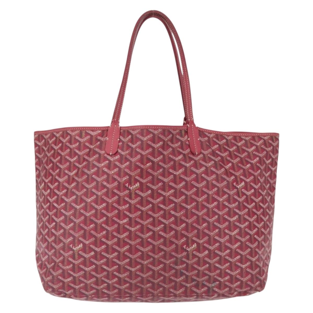 GOYARD Saint Louis PM Tote Bag PVC Red Auth 164832