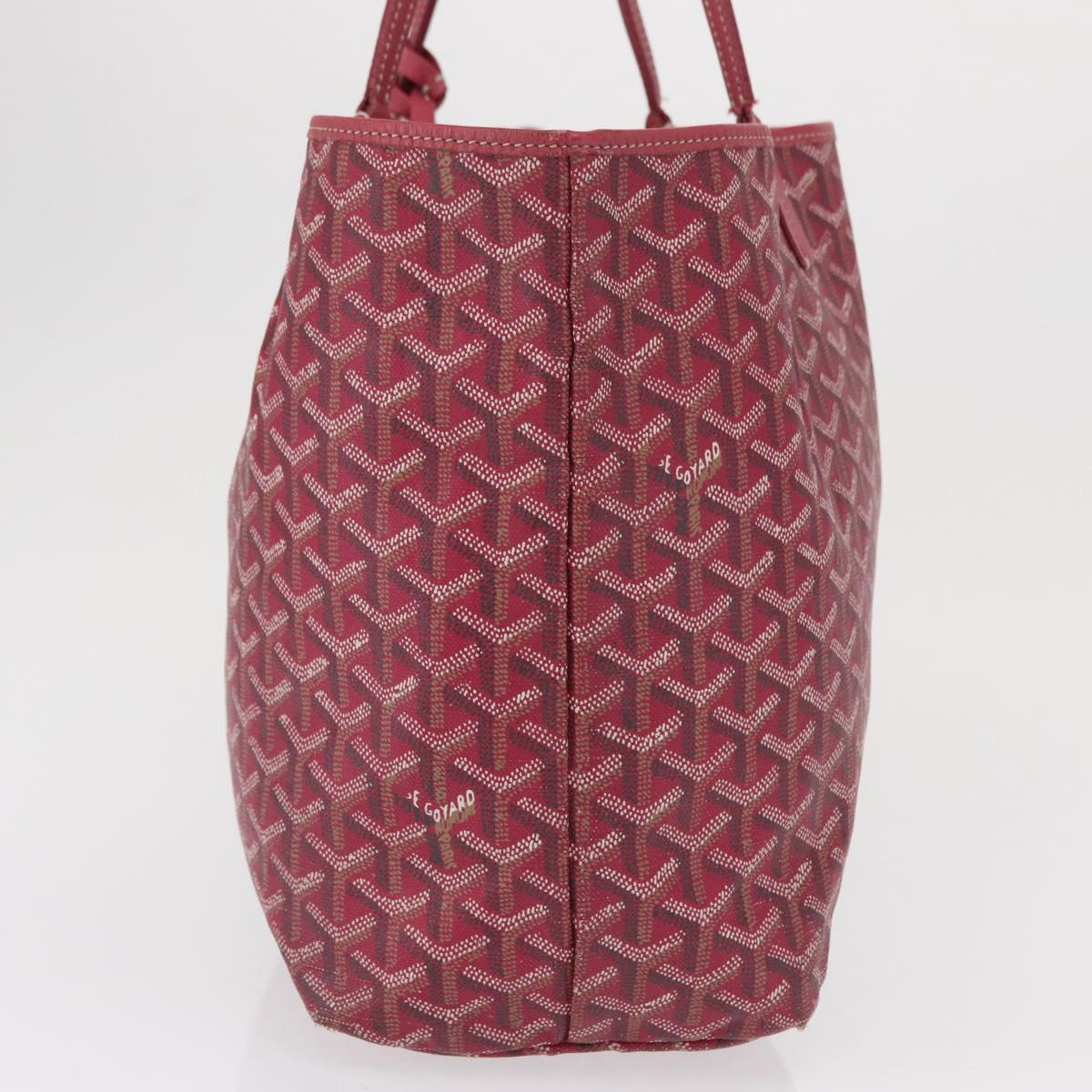GOYARD Saint Louis PM Tote Bag PVC Red Auth 164832