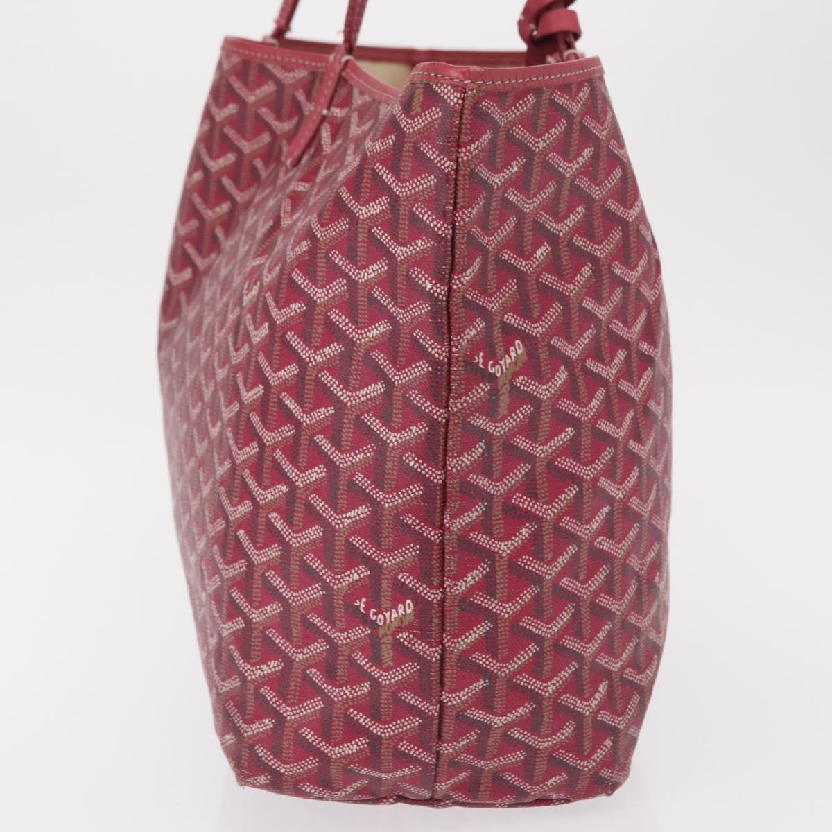 GOYARD Saint Louis PM Tote Bag PVC Red Auth 164832