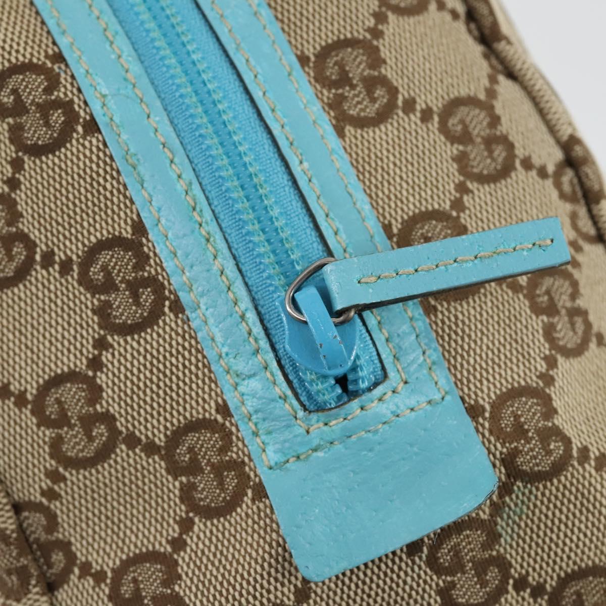 GUCCI GG Canvas Hand Bag Beige Auth 164873A