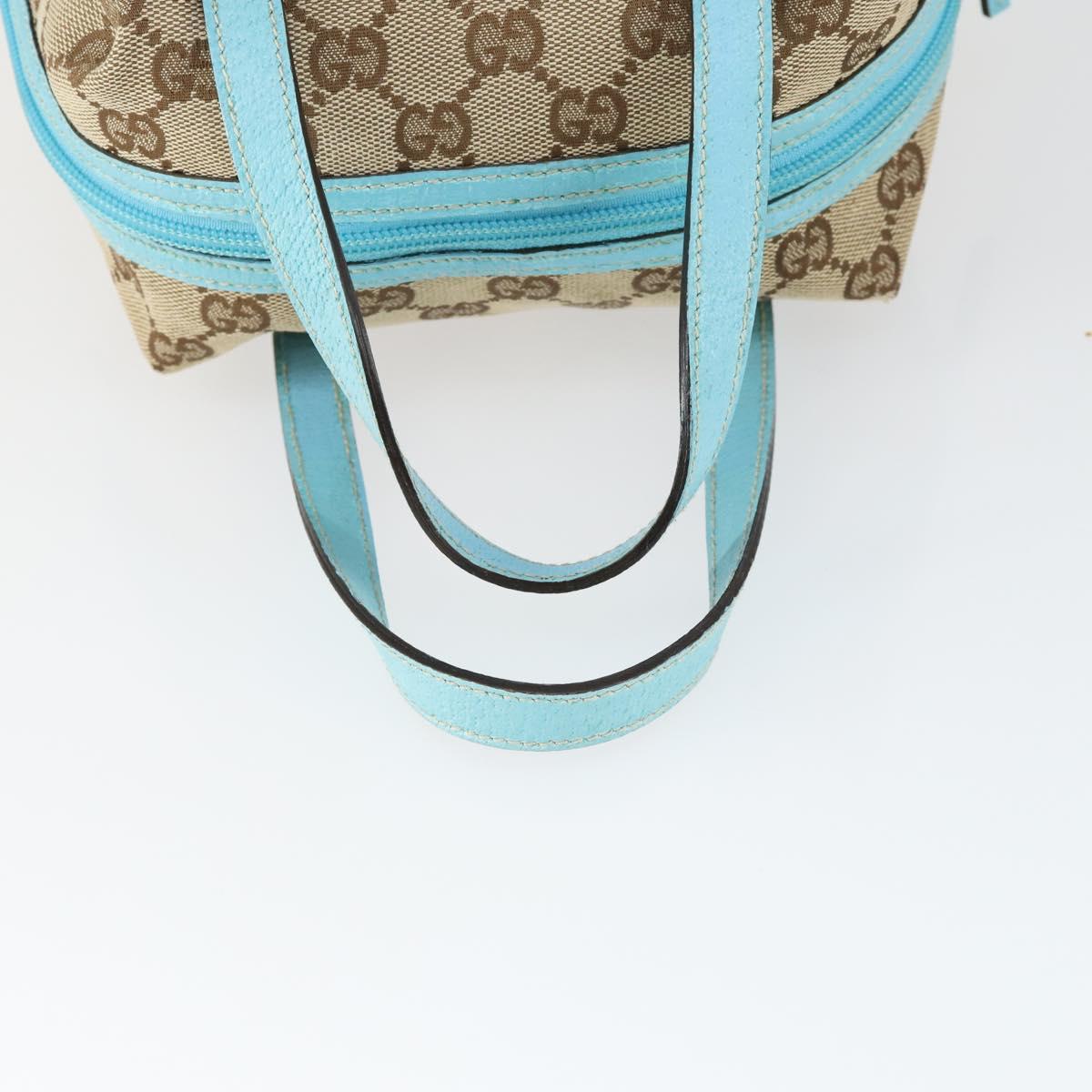 GUCCI GG Canvas Hand Bag Beige Auth 164873A