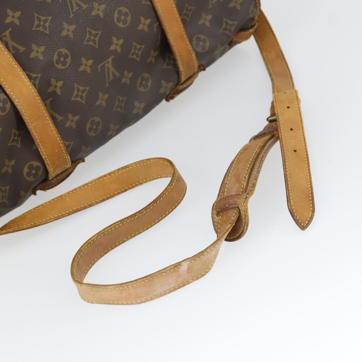 LOUIS VUITTON Monogram Saumur 43 Shoulder Bag M42252 LV Auth 164888
