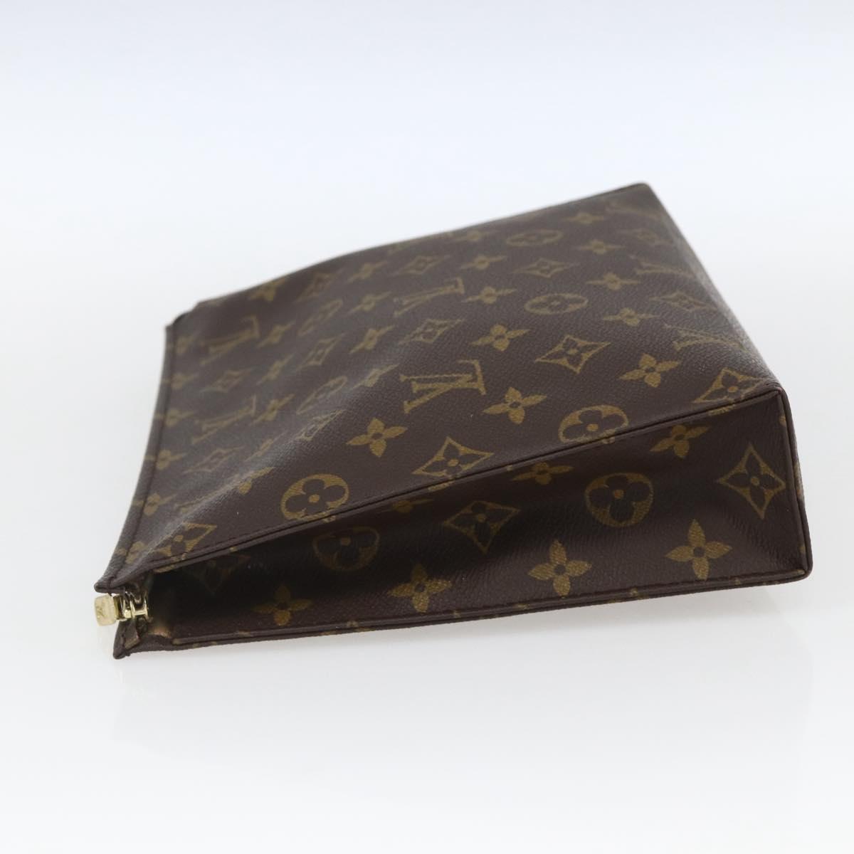 LOUIS VUITTON Monogram Poche Toilette 26 Pouch M47542 LV Auth 164896