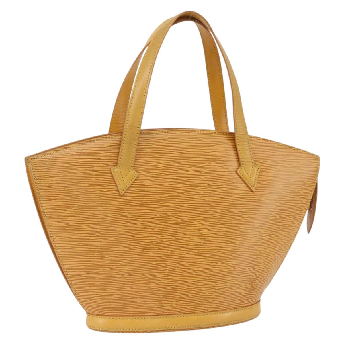 LOUIS VUITTON Epi Saint Jacques Hand Bag Yellow M52279 LV Auth 164901