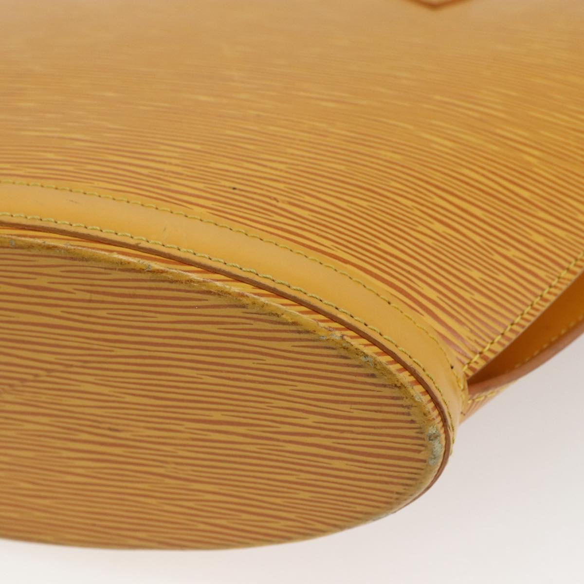 LOUIS VUITTON Epi Saint Jacques Hand Bag Yellow M52279 LV Auth 164901