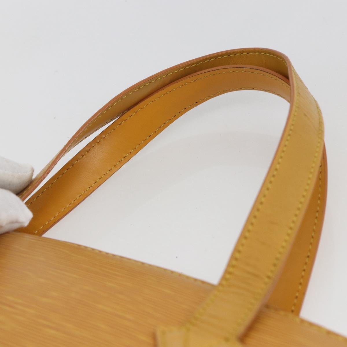 LOUIS VUITTON Epi Saint Jacques Hand Bag Yellow M52279 LV Auth 164901