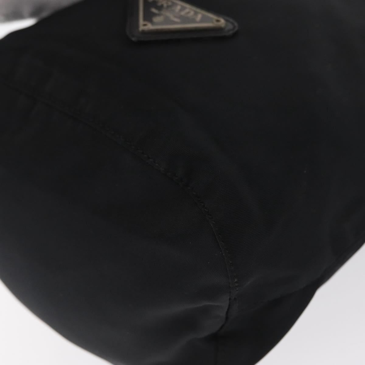 PRADA Purse Pouch Nylon Black Auth 164935