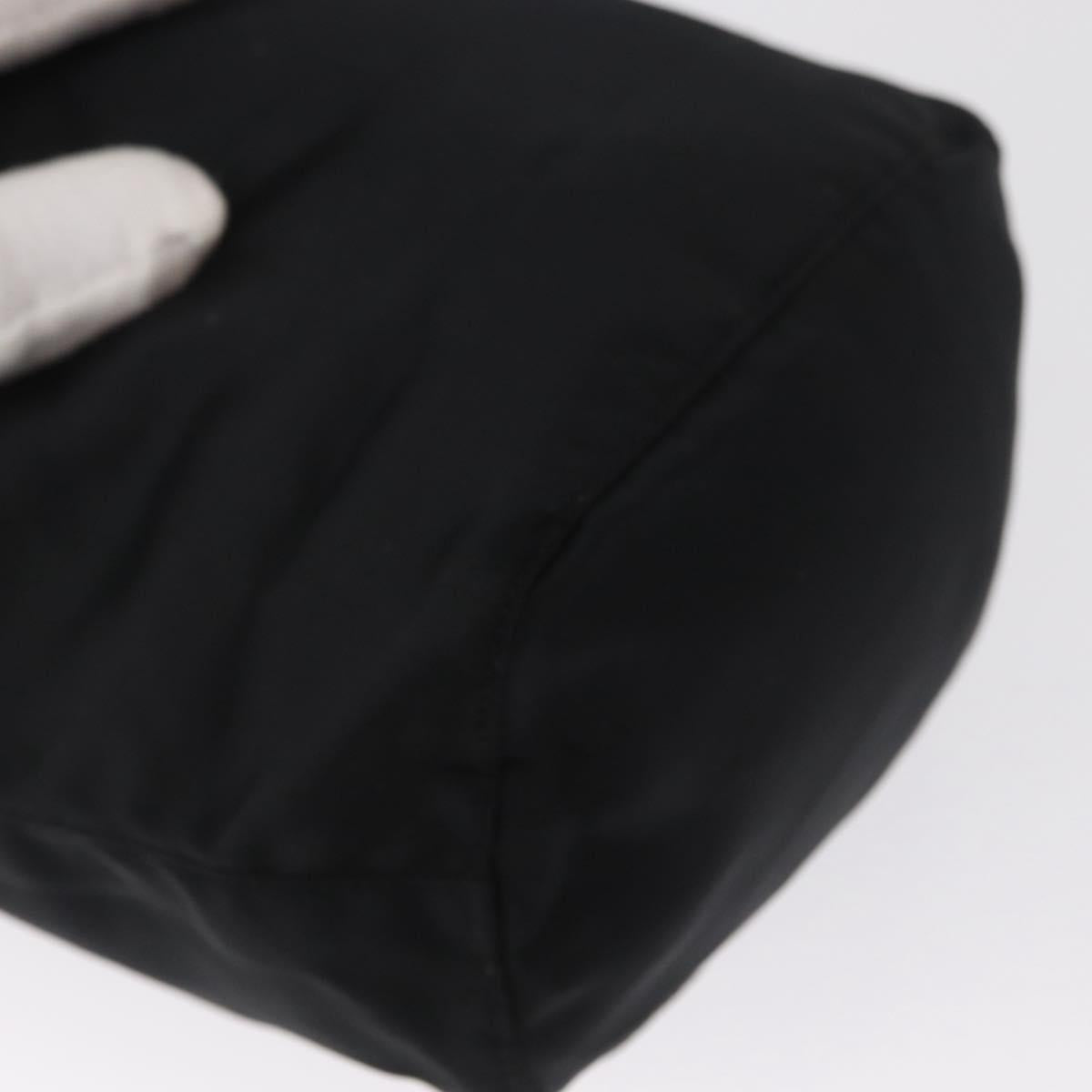 PRADA Purse Pouch Nylon Black Auth 164935