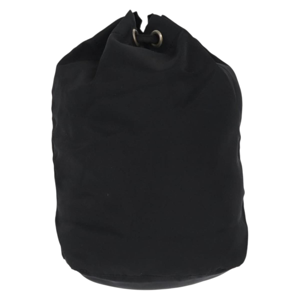 PRADA Purse Pouch Nylon Black Auth 164935