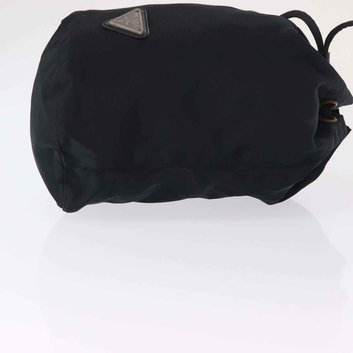 PRADA Purse Pouch Nylon Black Auth 164935