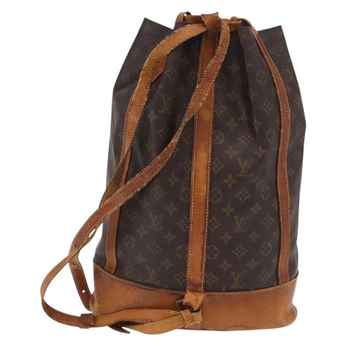 LOUIS VUITTON Monogram Randonnee GM Shoulder Bag M42244 LV Auth 164940