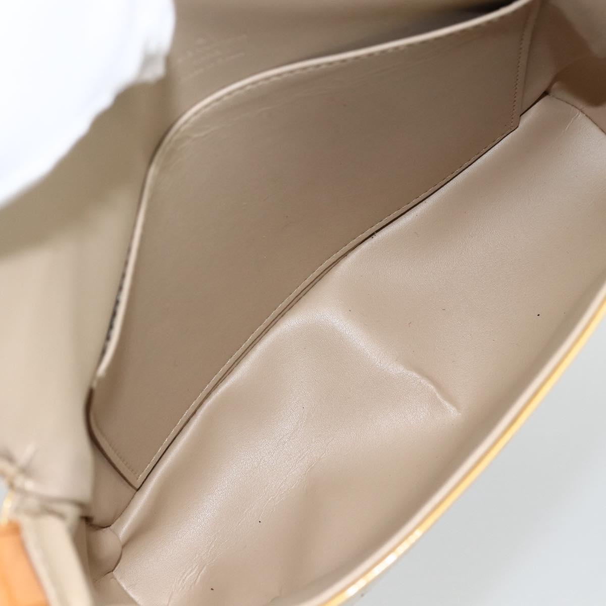 LOUIS VUITTON Monogram Vernis Thompson Street Bag Beige M91301 LV Auth 164955