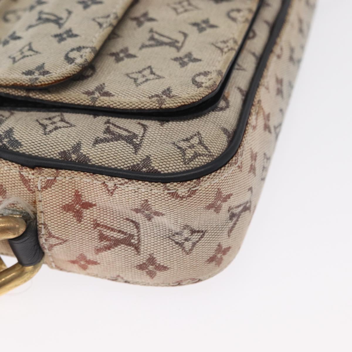 LOUIS VUITTON Monogram Mini Juliet MM Shoulder Bag Blue M92004 LV Auth 164976