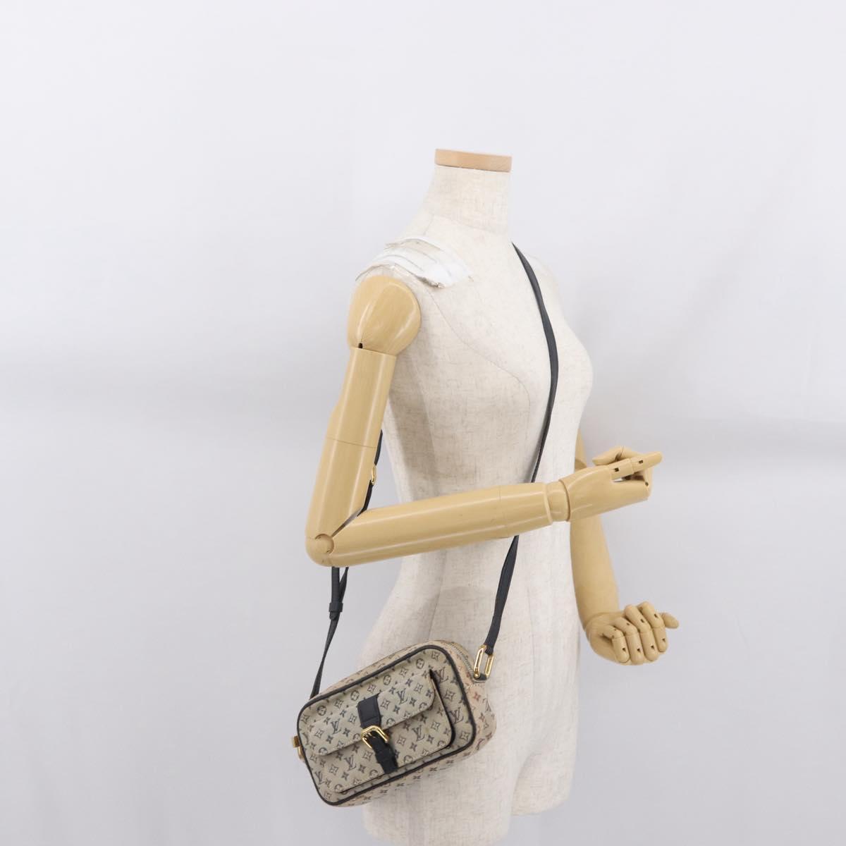 LOUIS VUITTON Monogram Mini Juliet MM Shoulder Bag Blue M92004 LV Auth 164976