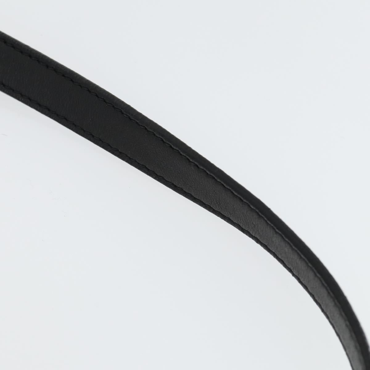 PRADA Hand Bag Nylon 2way Black Gold Auth 164988