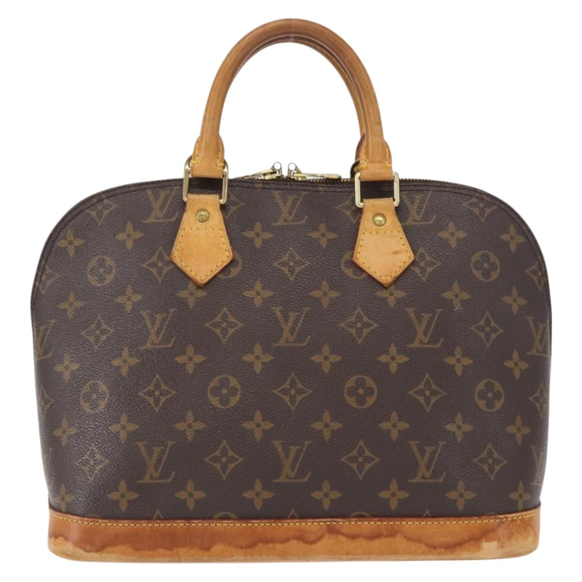 LOUIS VUITTON Monogram Alma Hand Bag M51130 LV Auth 164995