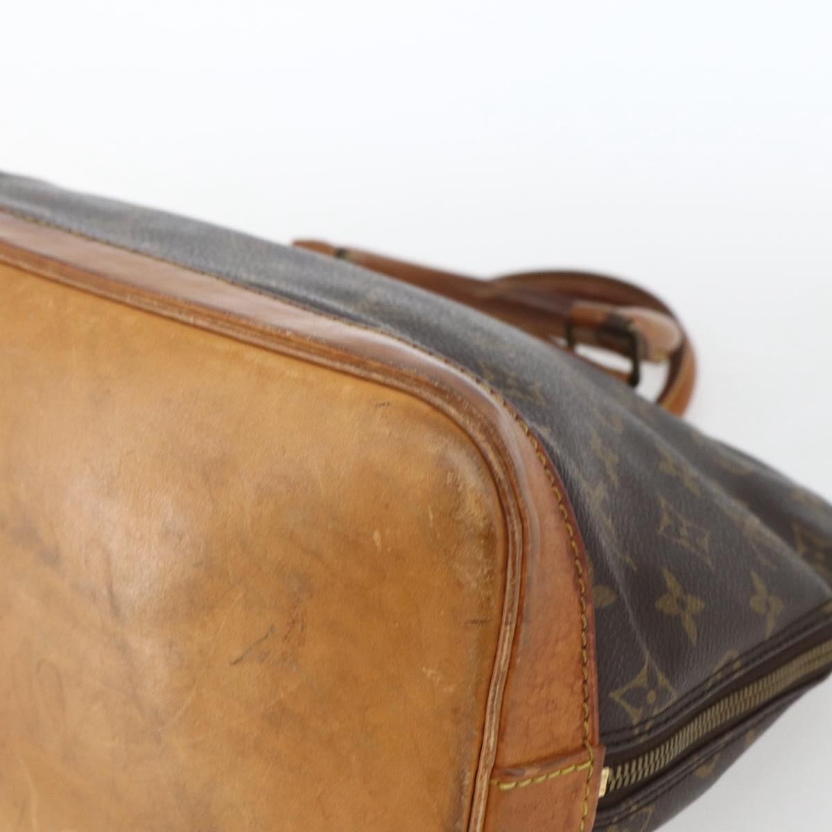 LOUIS VUITTON Monogram Alma Hand Bag M51130 LV Auth 165004