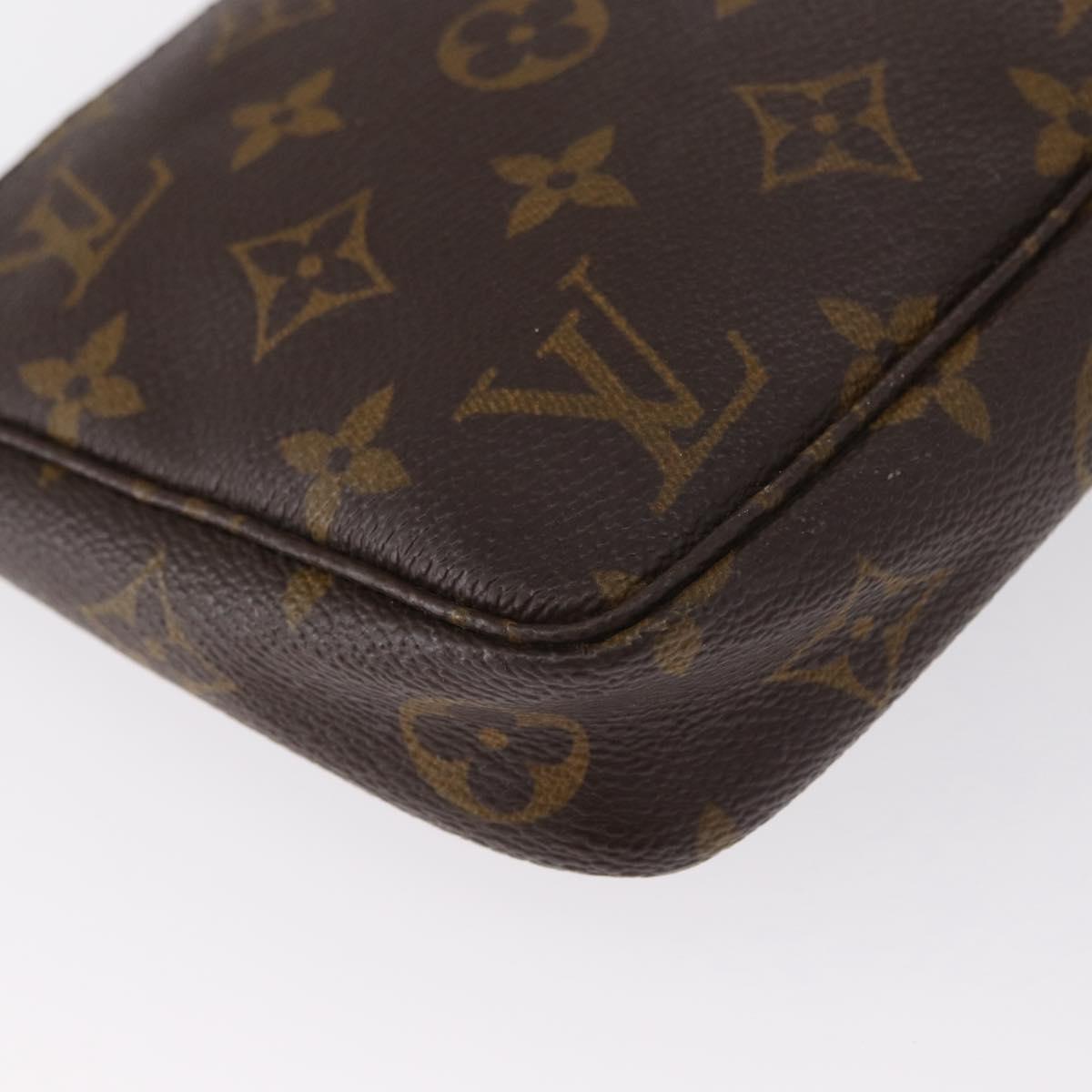 LOUIS VUITTON Monogram Pochette Accessoires Pouch M51980 LV Auth 165032