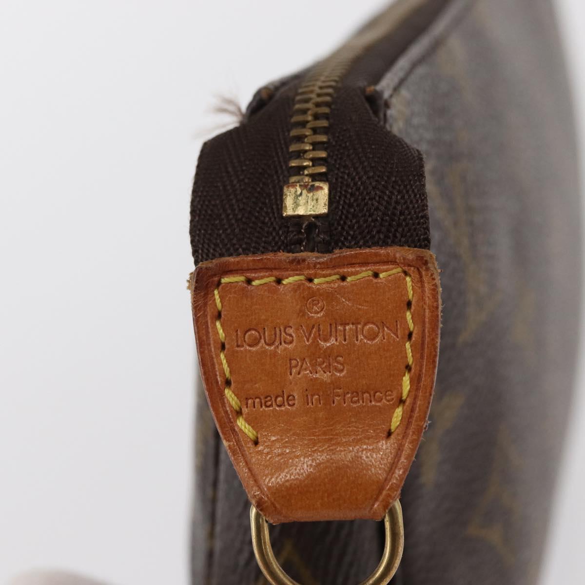 LOUIS VUITTON Monogram Pochette Accessoires Pouch M51980 LV Auth 165032