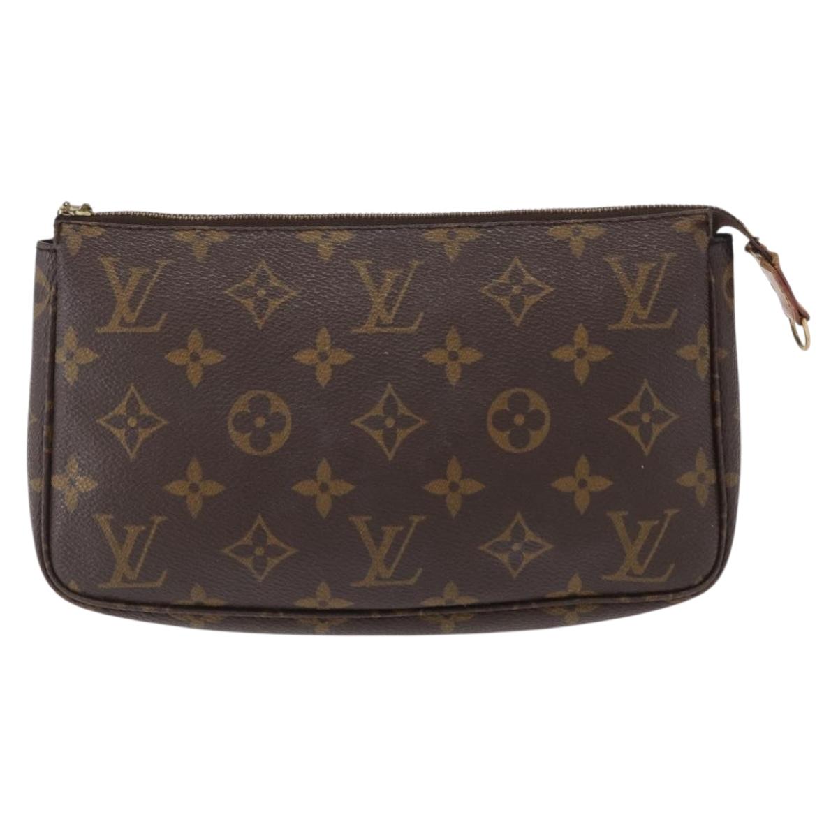 LOUIS VUITTON Monogram Pochette Accessoires Pouch M51980 LV Auth 165032