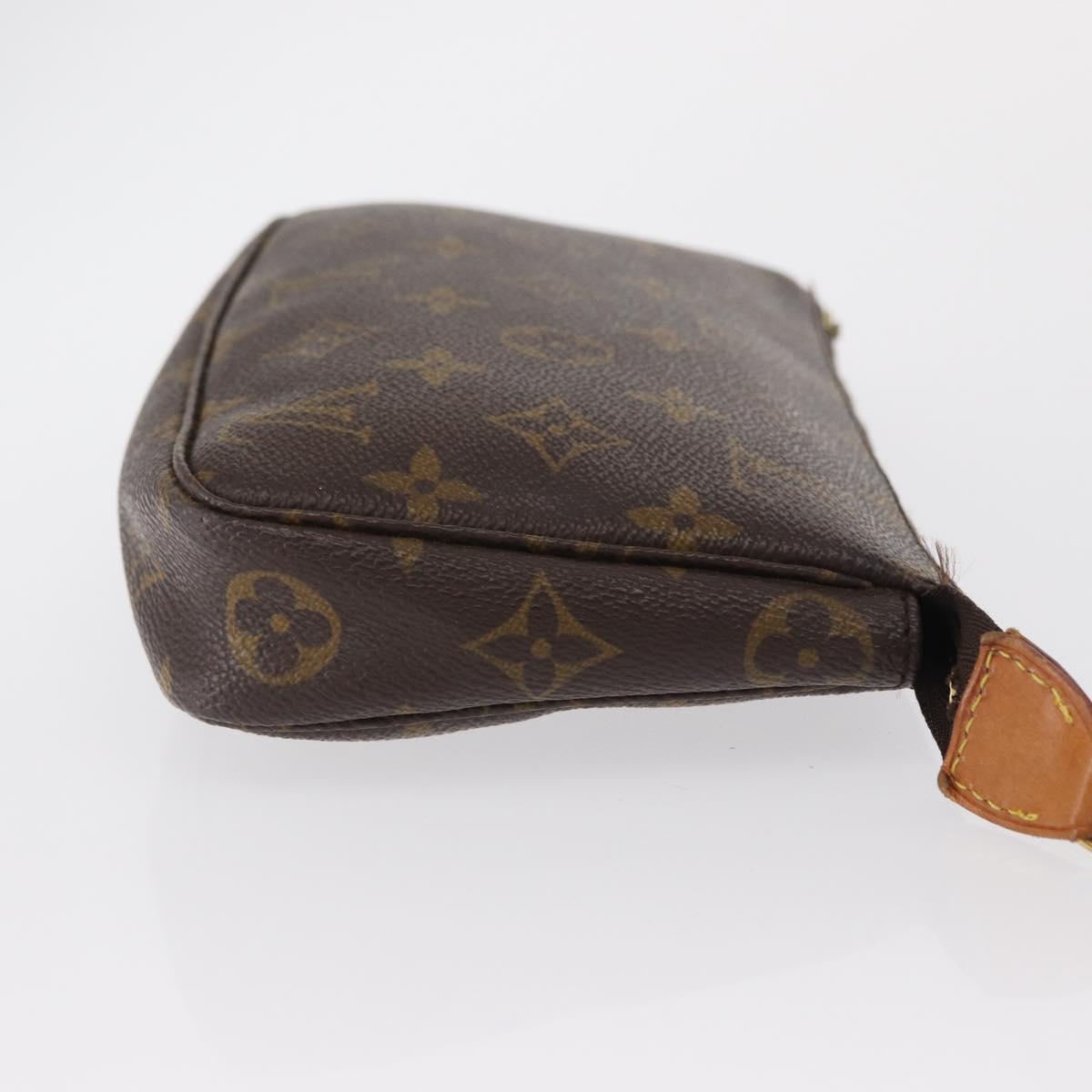 LOUIS VUITTON Monogram Pochette Accessoires Pouch M51980 LV Auth 165032