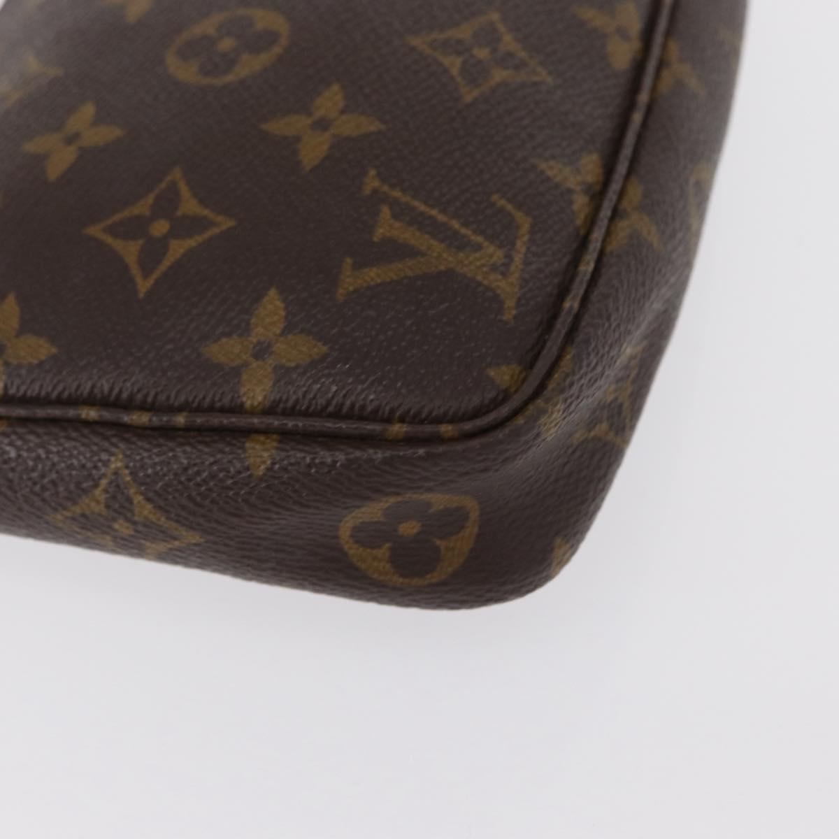 LOUIS VUITTON Monogram Pochette Accessoires Pouch M51980 LV Auth 165032