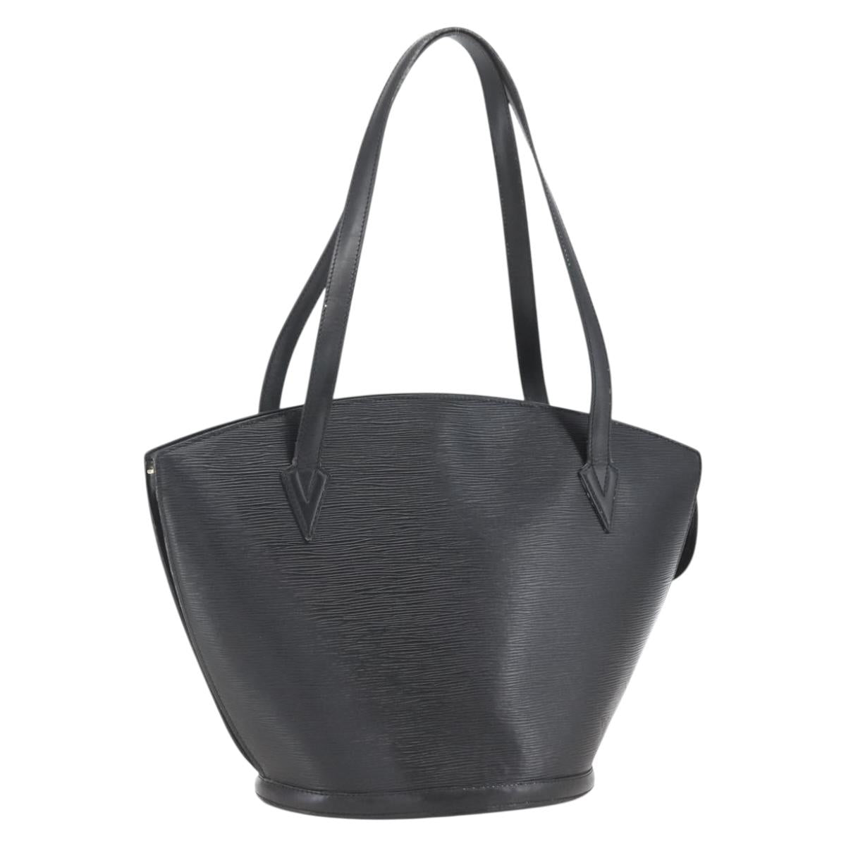 LOUIS VUITTON Epi Saint Jacques Shopping Bag Black M52262 LV Auth 165047