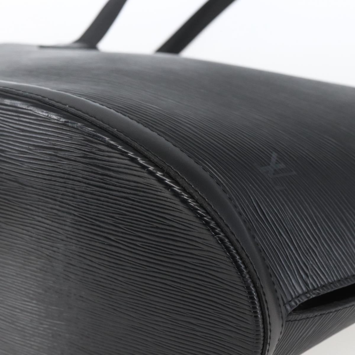 LOUIS VUITTON Epi Saint Jacques Shopping Bag Black M52262 LV Auth 165047