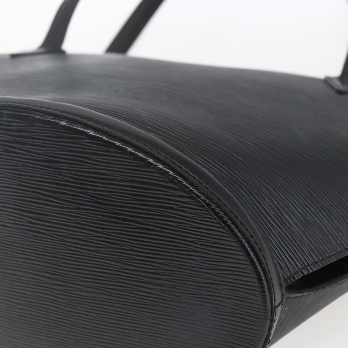 LOUIS VUITTON Epi Saint Jacques Shopping Bag Black M52262 LV Auth 165047