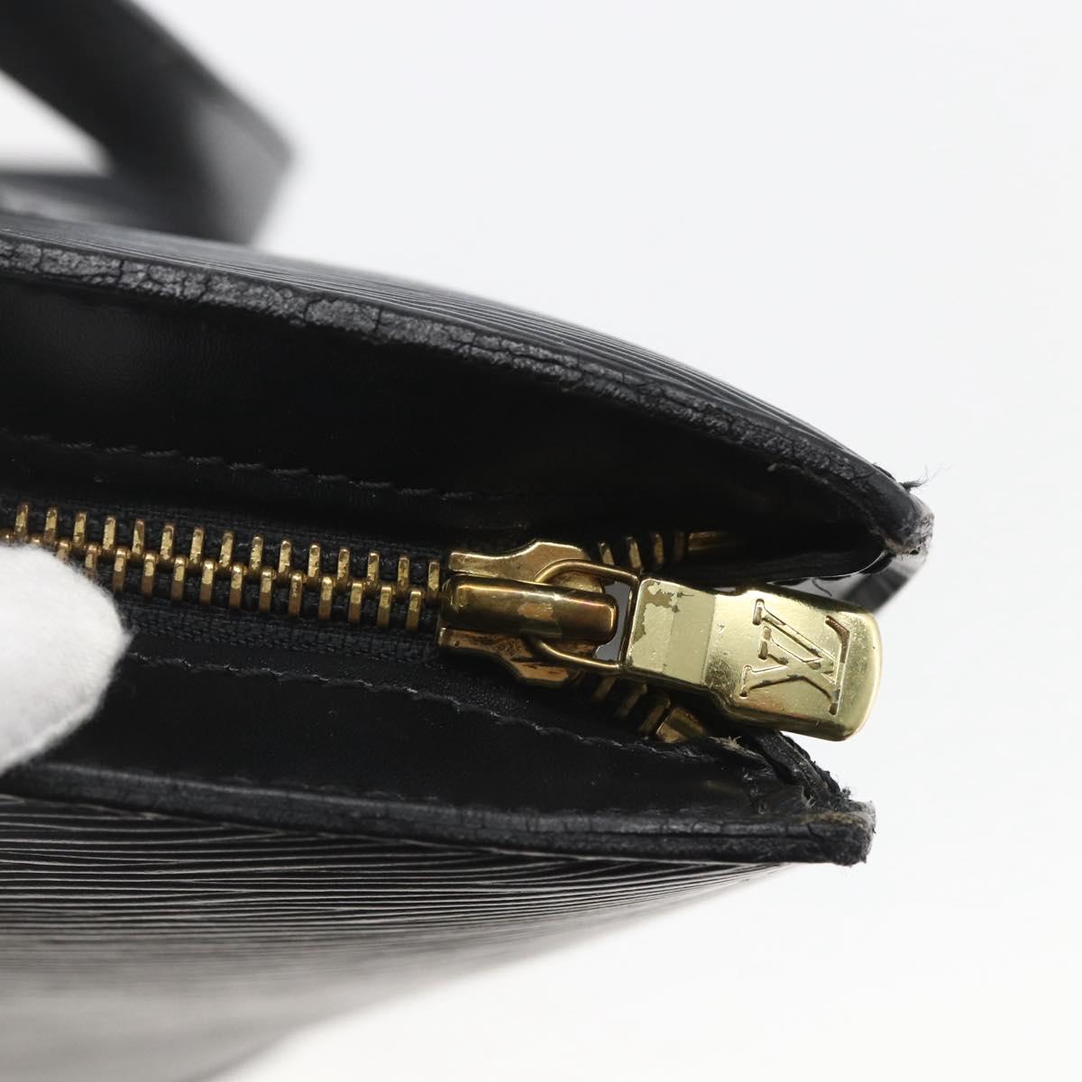 LOUIS VUITTON Epi Saint Jacques Shopping Bag Black M52262 LV Auth 165047