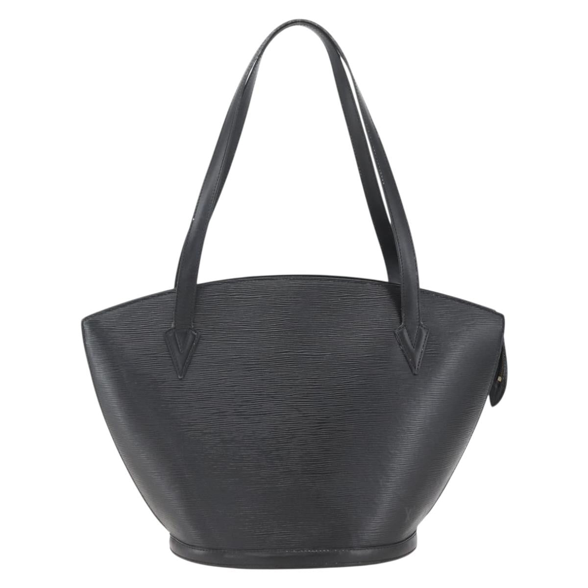 LOUIS VUITTON Epi Saint Jacques Shopping Bag Black M52262 LV Auth 165047
