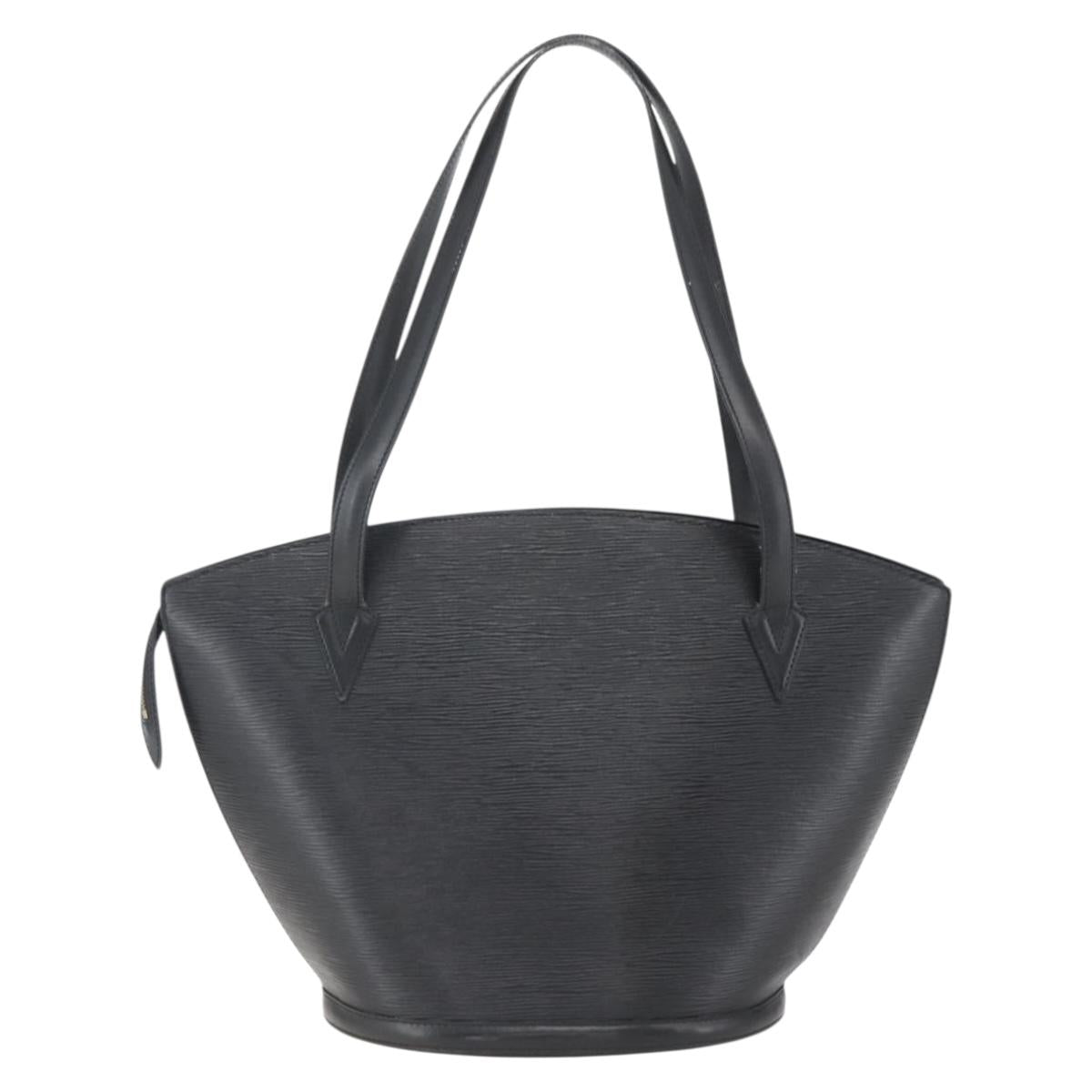 LOUIS VUITTON Epi Saint Jacques Shopping Bag Black M52262 LV Auth 165047