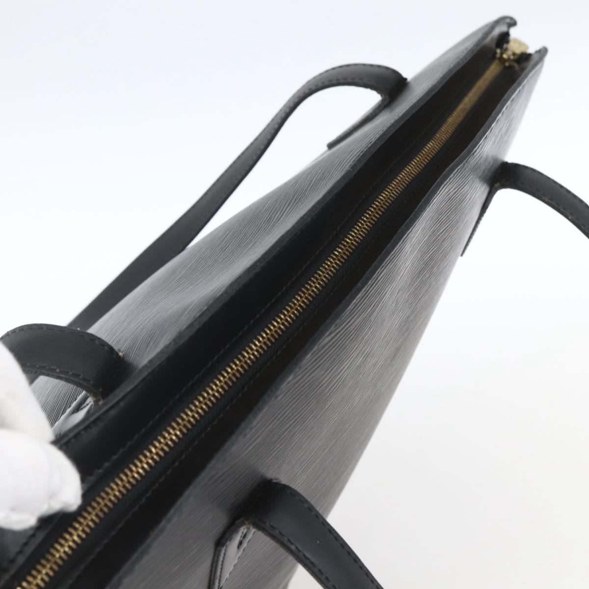 LOUIS VUITTON Epi Saint Jacques Shopping Bag Black M52262 LV Auth 165047
