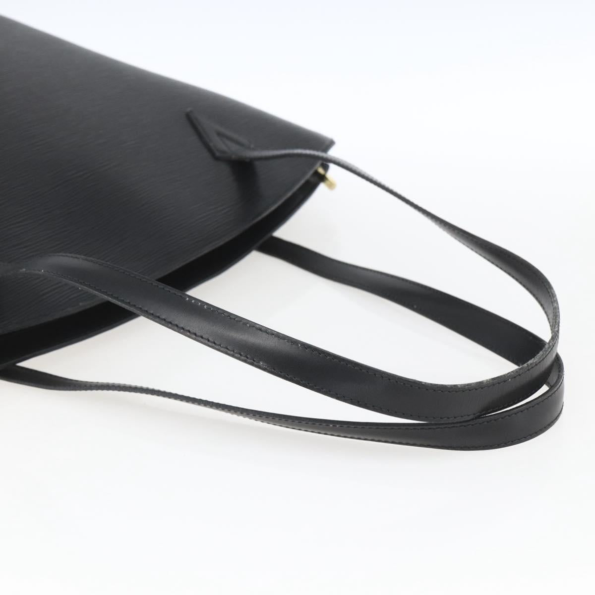 LOUIS VUITTON Epi Saint Jacques Shopping Bag Black M52262 LV Auth 165047