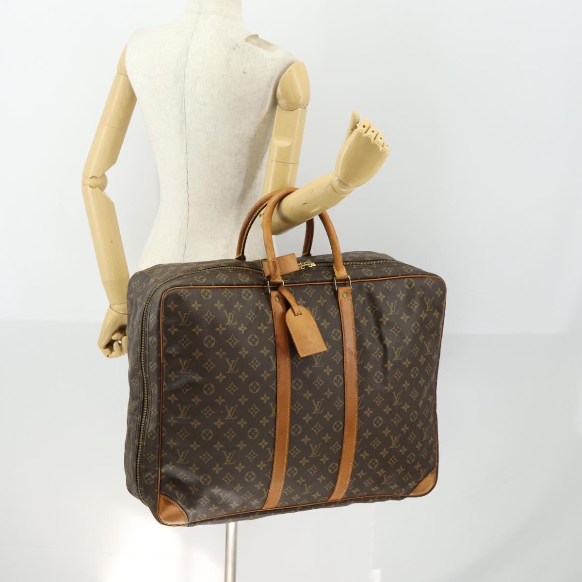 LOUIS VUITTON Monogram Sirius 55 Boston Bag M41404 LV Auth 165054