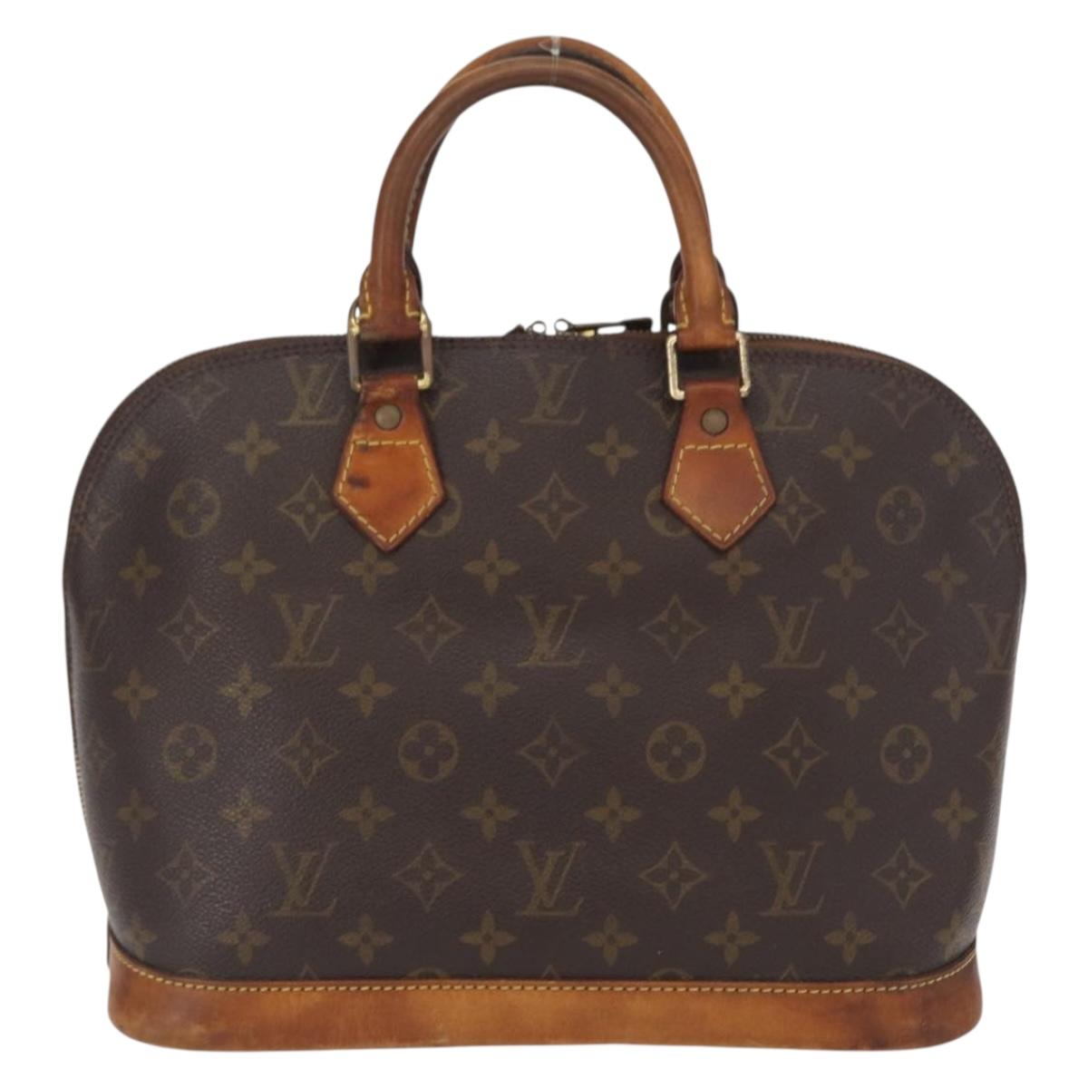 LOUIS VUITTON Monogram Alma Hand Bag M51130 LV Auth 165057