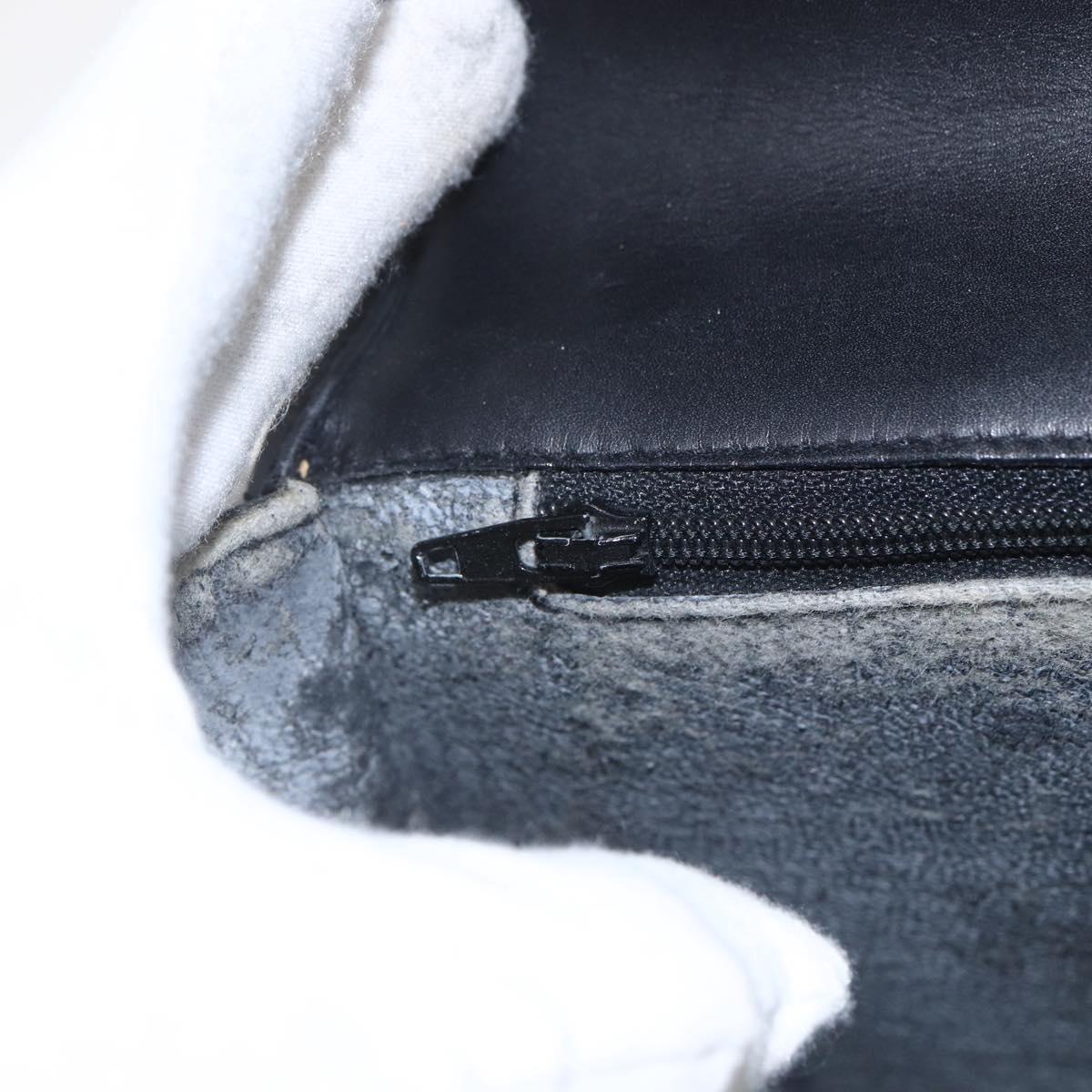 GUCCI GG Supreme Shoulder Bag Coated Canvas Black Gold 007 14 0074 Auth 165072