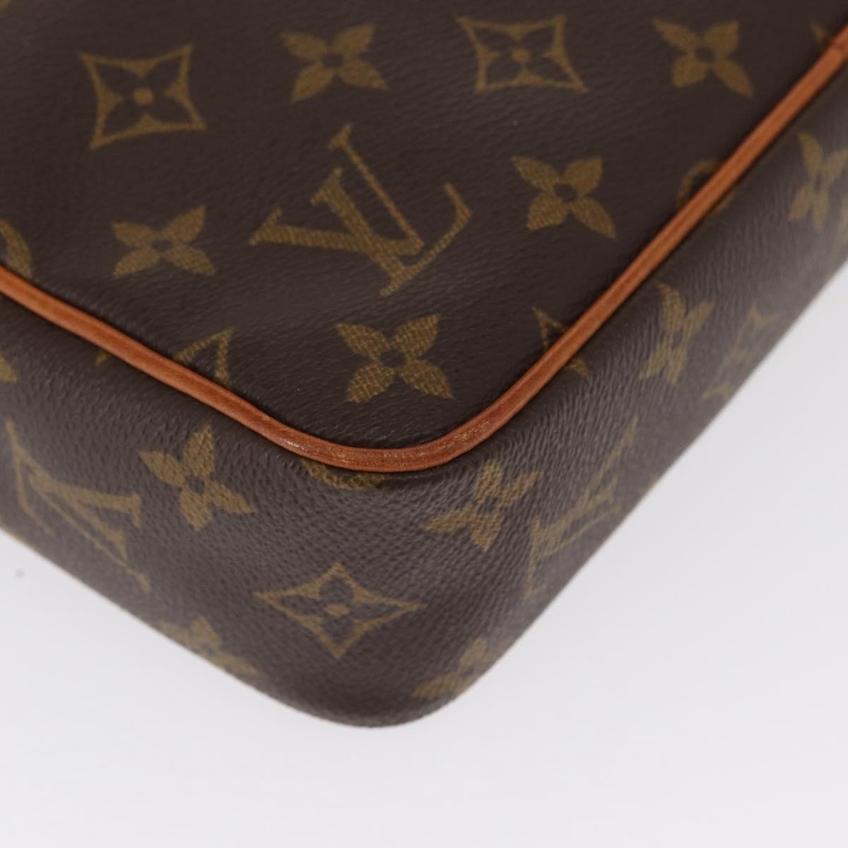 LOUIS VUITTON Monogram Compiegne 23 Clutch Bag M51847 LV Auth 165088