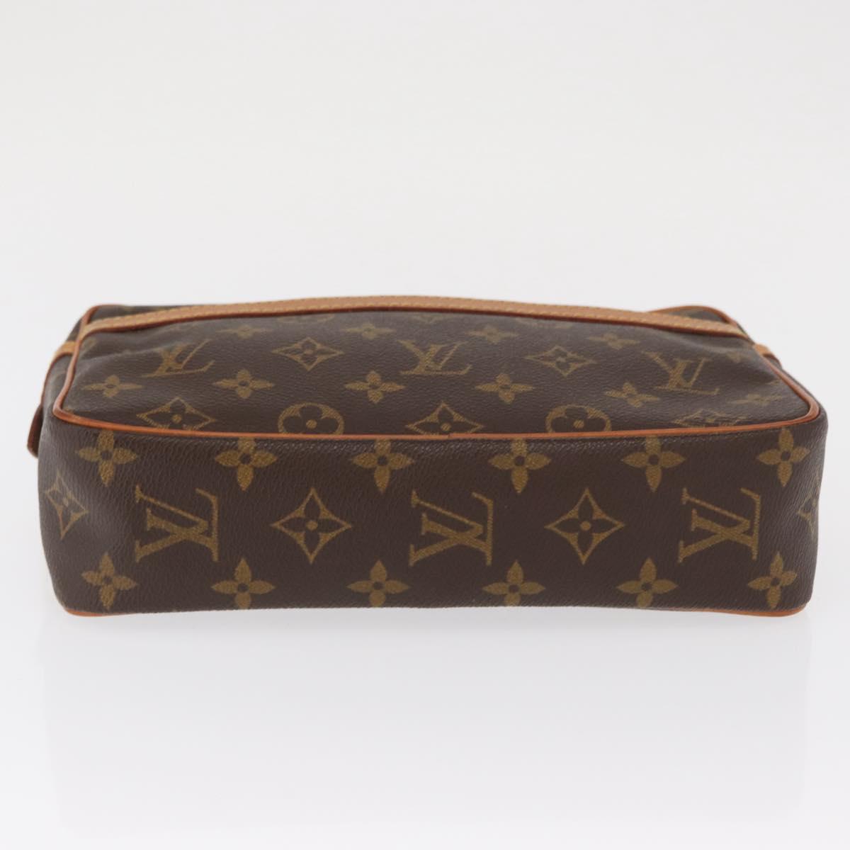 LOUIS VUITTON Monogram Compiegne 23 Clutch Bag M51847 LV Auth 165088
