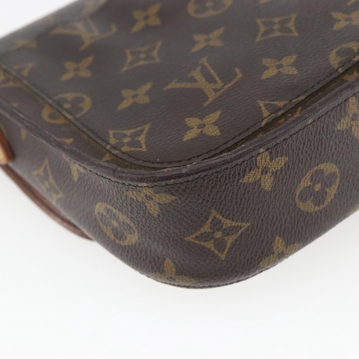 LOUIS VUITTON Monogram Saint Cloud MM Shoulder Bag M51243 LV Auth 165089