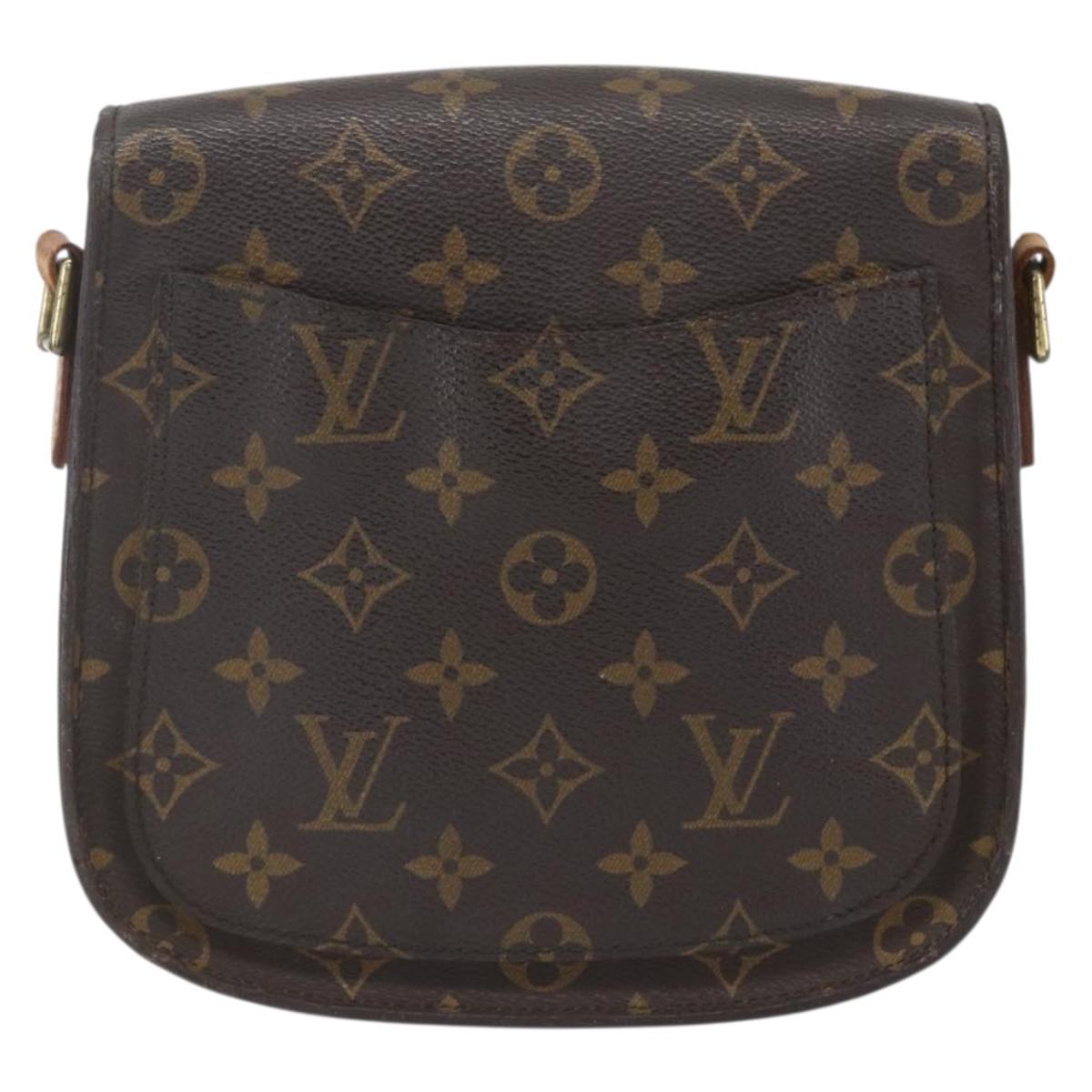 LOUIS VUITTON Monogram Saint Cloud MM Shoulder Bag M51243 LV Auth 165089