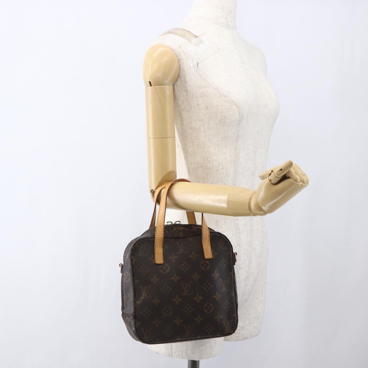LOUIS VUITTON Monogram Spontini Hand Bag M47500 LV Auth 165090