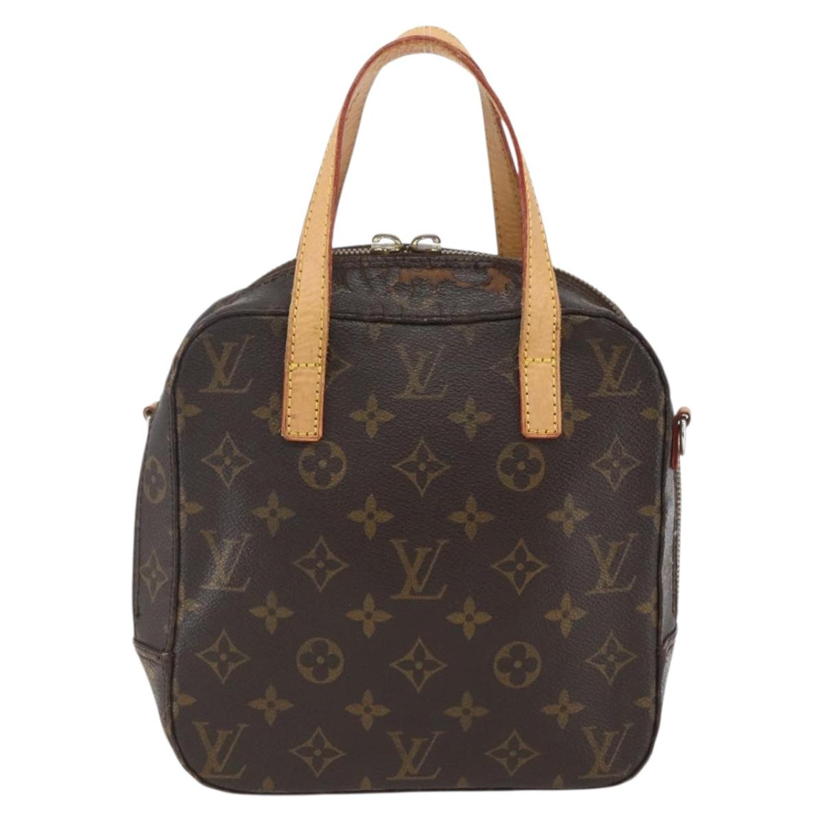 LOUIS VUITTON Monogram Spontini Hand Bag M47500 LV Auth 165090