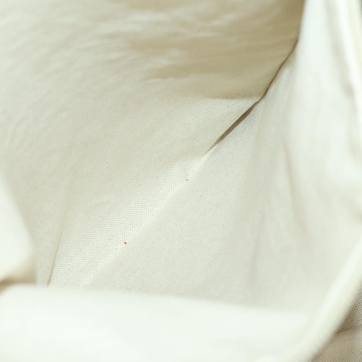 GUCCI GG Canvas Tote Bag Nylon Black Silver 295252 Auth 165091