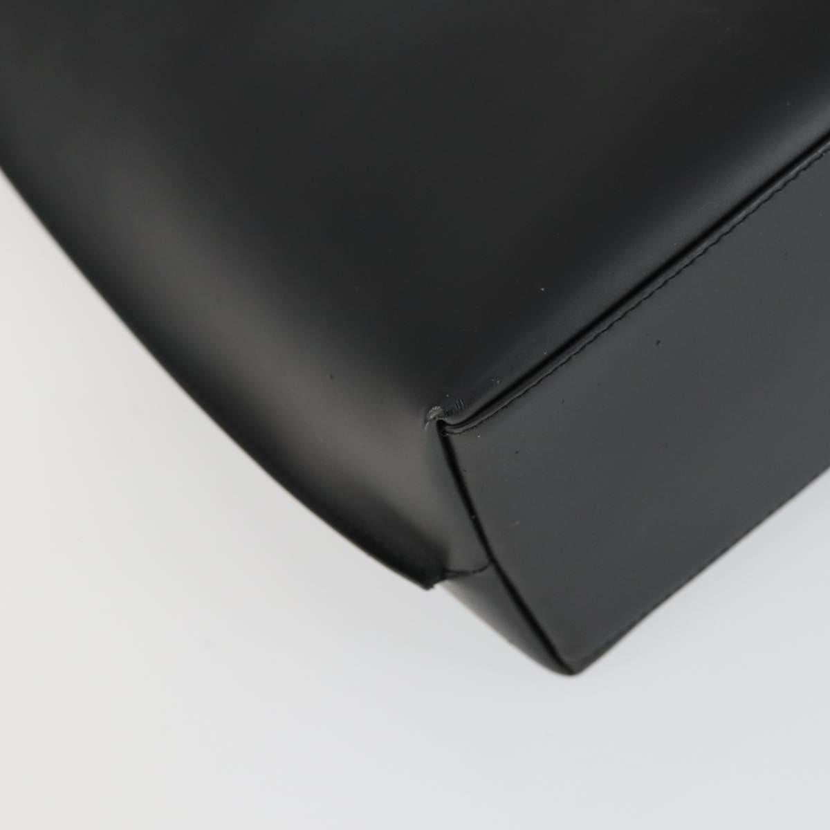 GUCCI Shoulder Bag Patent leather Black Silver 001 3017 Auth 165092