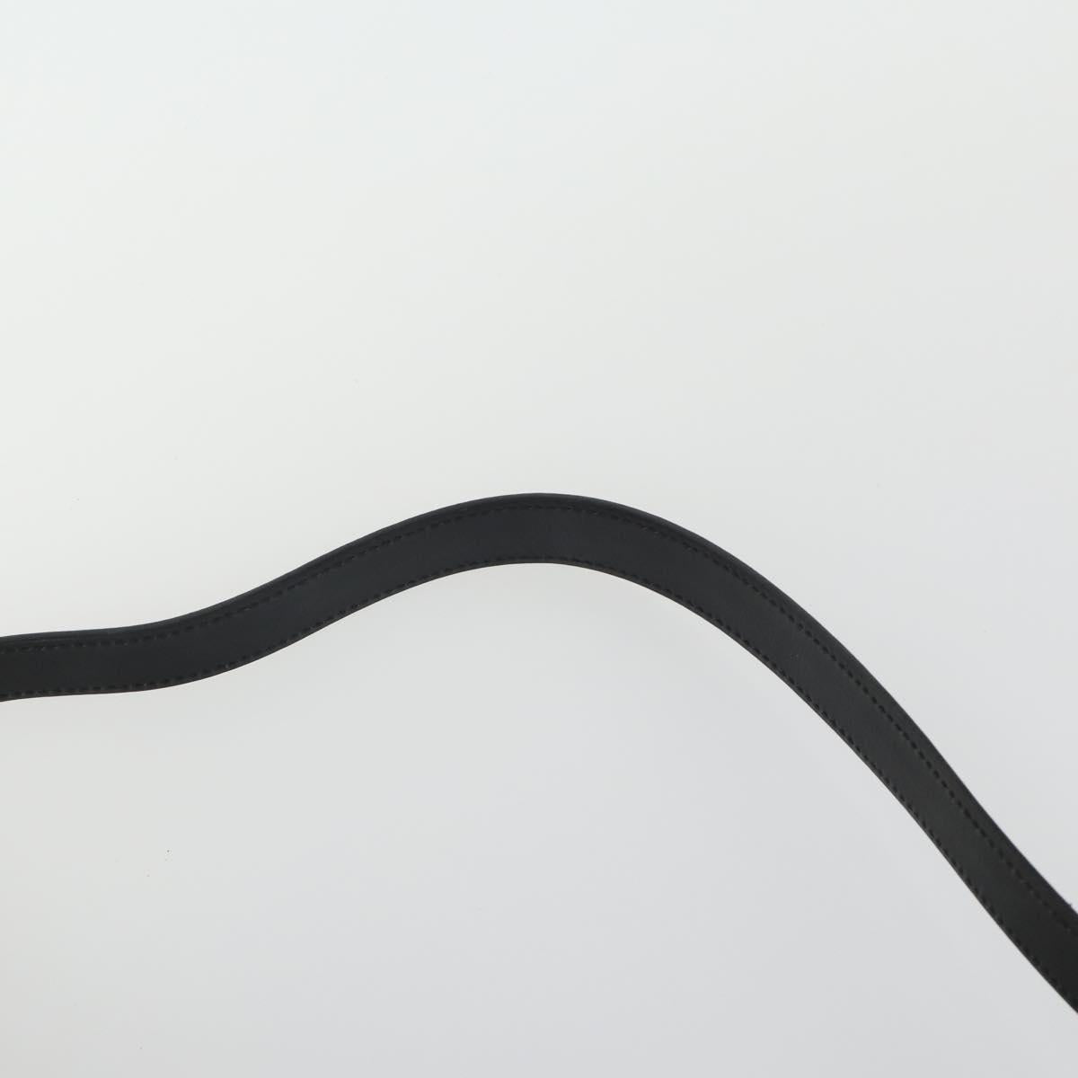 GUCCI Shoulder Bag Patent leather Black Silver 001 3017 Auth 165092